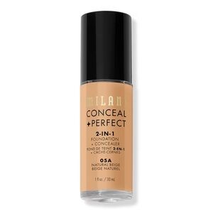 MILANI Conceal + Perfect 2-in-1 Foundation Concealer- Natural Beige, NEW